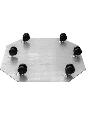 Wielplateau Zwenkwiel 6 x 50 mm (max. 200 kg. draagvermogen)