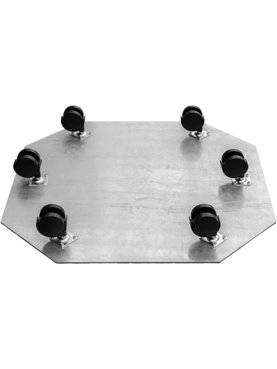 Wielplateau Zwenkwiel 6 x 35 mm (max. 200 kg. draagvermogen)