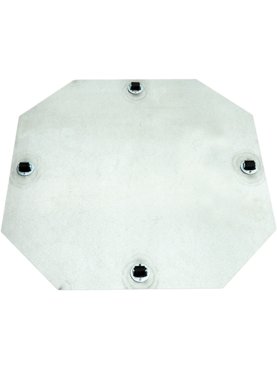 Wielplateau Bokwiel 4 x 8 mm (max. 45 kg. draagvermogen)