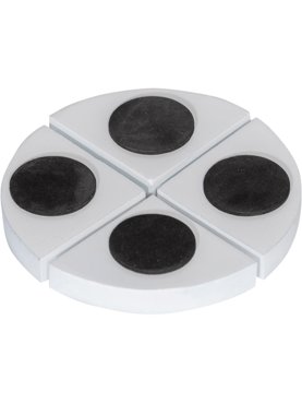 Fiberstone Pot Feet Matt White (set van 4)