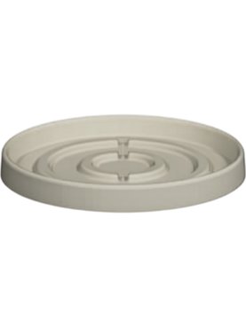 Use and Care Saucer Round Silk White