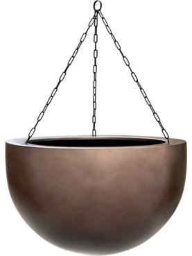 Baq Gradient Hanging Bowl Matt Coffee