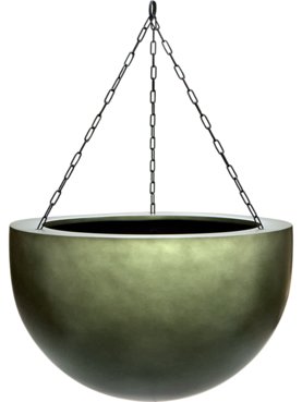 Baq Gradient Hanging Bowl Matt Forest Green