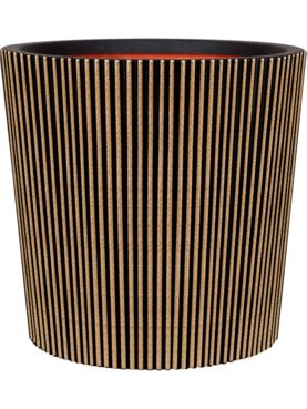 Capi Nature Groove NL Vaas Conisch Zwart Goud