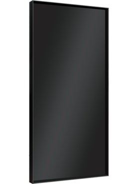Aluminium frame L-profiel RAL 9005 mat